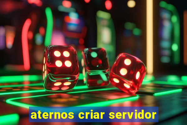 aternos criar servidor